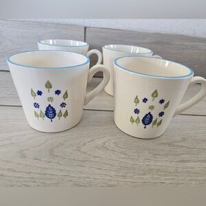 Marcrest Swiss Alpine Chalet Mugs | Mid-Century Modern | Set of 4 (1950s–1960s)